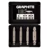 Graphite törtcsavar kihajtó készlet, 2 oldalas, M5-M14, S2 acél, 4db