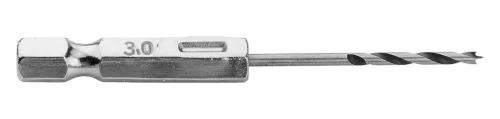 Graphite fa fúrószár 3,0 mm, hex szár