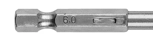 Graphite fém hatlapos fúrószár 6,0 mm, 2 db