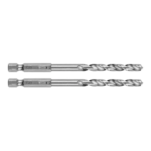 Graphite fém hatlapos fúrószár 6,0 mm, 2 db