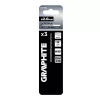 Graphite HSS fém fúrószár, DIN 338, 2 mm, 3 db