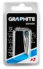 Graphite csapos csiszolókő henger alakú 3x8 mm 3 részes