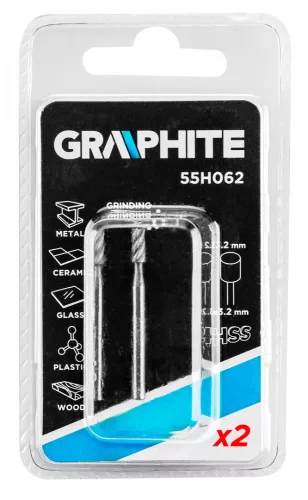 Graphite csapos turbómaró henger alakú 2,3 mm 2 részes HSS