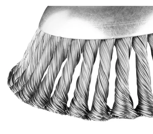 Graphite drótkefe adapter nélkül 150x25,4 mm, kemény