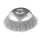 Graphite drótkefe adapter nélkül 150x25,4 mm, puha