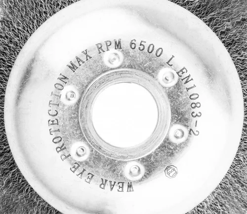 Graphite drótkefe adapter nélkül 150x25,4 mm, puha