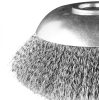 Graphite drótkefe adapter nélkül 150x25,4 mm, puha