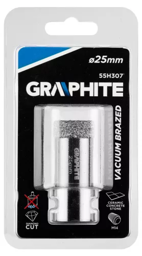Graphite körkivágó, gyémántos 25 mm x M14