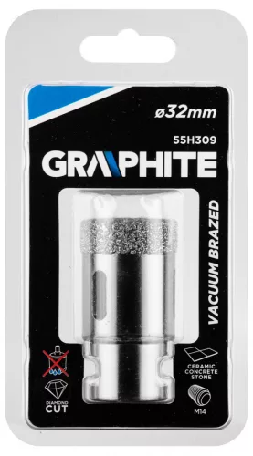Graphite körkivágó, gyémántos 32 mm x M14