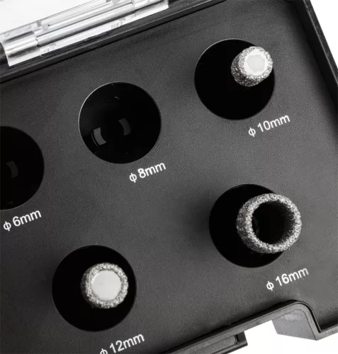 Graphite gyémánt körkivágó 6-16 mm, 5 részes