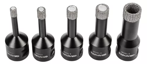 Graphite gyémánt körkivágó 6-16 mm, 5 részes