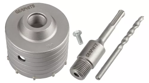 Graphite körkivágó központosítóval 80 mm SDS-Plus
