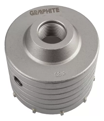 Graphite körkivágó központosítóval 80 mm SDS-Plus