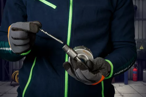 Graphite körkivágó betonhoz 65 mm HEX adapterrel és próbafúróval