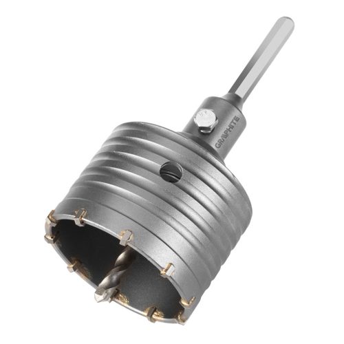 Graphite körkivágó betonhoz 80 mm HEX adapterrel és próbafúróval