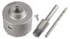 Graphite körkivágó betonhoz 80 mm HEX adapterrel és próbafúróval