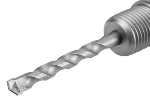 Graphite koronafúró, körkivágó adapter, HEX hatszög szárral, központfúróval, M22, 200mm