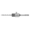Graphite koronafúró, körkivágó adapter, SDS PLUS szárral, központfúróval, m22, 110mm
