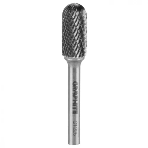 Graphite marófej lekerekített 12x45 mm, 6 mm szár keményfém