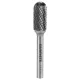Graphite marófej lekerekített 12x45 mm, 6 mm szár keményfém