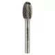 Graphite marófej ovális 12x45 mm, 6 mm szár keményfém