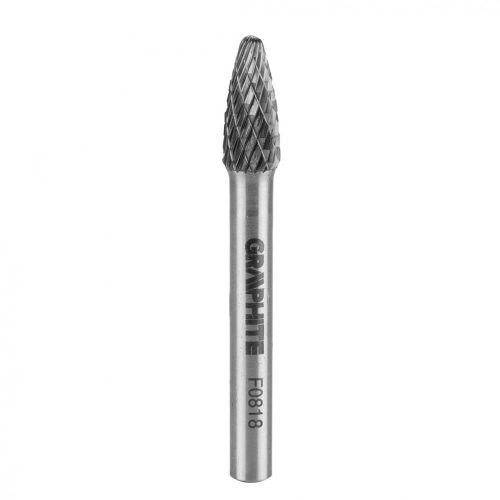 Graphite marófej csúcsíves 8x45 mm, 6 mm szár keményfém