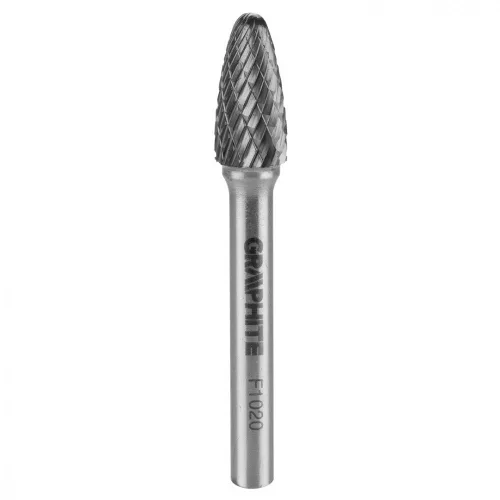 Graphite marófej csúcsíves 10x45 mm, 6 mm szár keményfém
