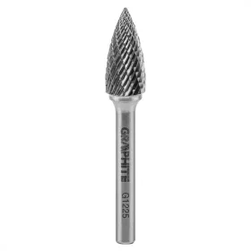 Graphite marófej csúcsíves 12x45 mm, 6 mm, keményfém