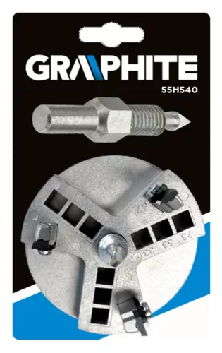 Graphite csempe körkivágó állítható 33-53-67-83 mm