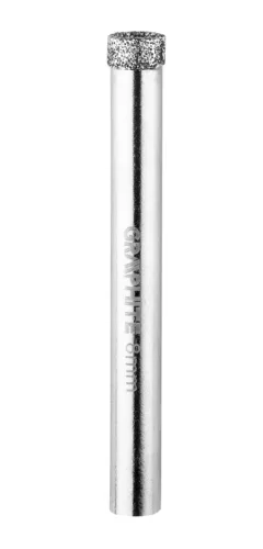 Graphite gyémánt fúró készlet, 6 részes, 5-12 mm, vezetővel