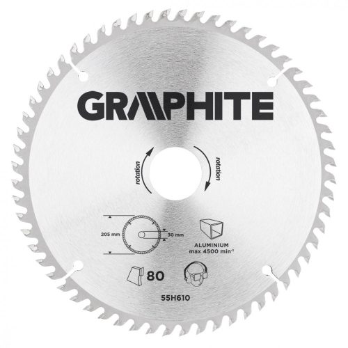 Graphite körfűrészlap 210x2,2x30 mm 100 fog, keményfém