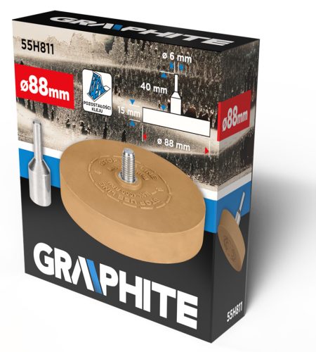 Graphite ragasztó eltávolító korong 88 mm, csapos