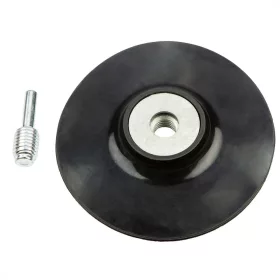 Graphite gumitányér tépőzáras 125 mm M14, szárral