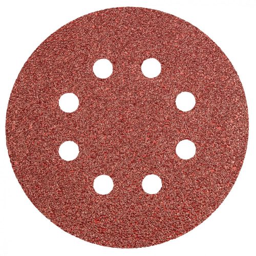 Graphite csiszolópapír tépőzáras 125 mm P40, 5 részes, 8 lyukkal
