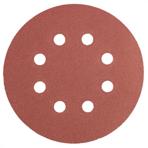 Graphite csiszolópapír tépőzáras 125 mm P240, 5 részes, 8 lyukkal