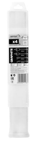 Graphite vésőkészlet, 4 részes SDS Plus