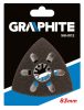 Graphite deltacsiszoló fej multigéphez, tépőzáras 83x83x83 mm 59G020/59G022 termékhez