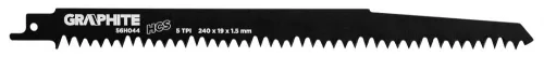 Graphite orrfűrészlap 240x19x1,5 mm, 5 tpi 2 részes