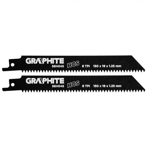 Graphite orrfűrészlap 150x19x1,25 mm, 6 tpi 2 részes