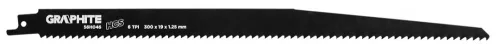 Graphite orrfűrészlap 300x19x1,25 mm, 6 tpi 2 részes