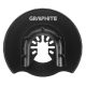 Graphite félkör fűrészlap multifunkciós géphez 87 mm, 200 fog HSS fémhez