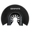 Graphite félkör fűrészlap multifunkciós géphez 87 mm, 200 fog HCS fához