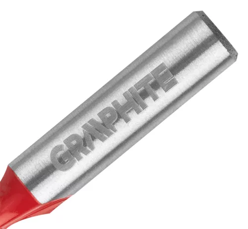 Graphite kétélű ujjmaró, 6x19 mm, szár 8 mm