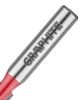 Graphite kétélű ujjmaró, HM, 8x19 mm, szár 8 mm