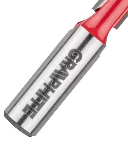 Graphite kétélű ujjmaró hosszított 10x50 mm, szár 12 mm, HM