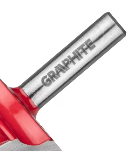Graphite idommaró csapággyal, díszítő, 35,2x15,9 mm, szár 8 mm, HM