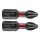 Graphite torziós ütvecsavarozó bit PH2x25 mm, 2 részes