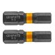 Graphite torziós ütvecsavarozó bit HEX5x25 mm, 2 részes