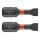 Graphite torziós ütvecsavarozó bit SL5,5x25 mm, 2 részes