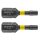 Graphite torziós ütvecsavarozó bit T15x25 mm, 2 részes